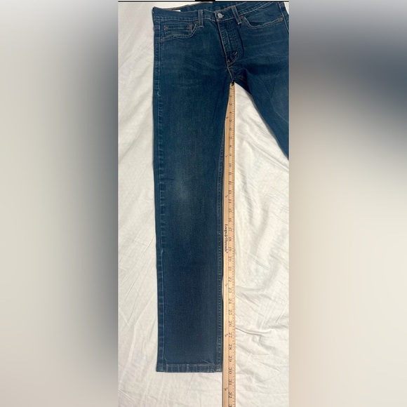 Levi's Dark Blue 510™ SKINNY FIT MEN'S JEANS - Picture 9 of 12